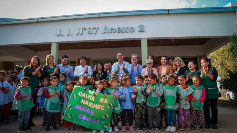 «GESTIONES QUE CUMPLEN SUEÑOS: Nuevo Jardín de Infantes N° 255 será inaugurado en Pampa del Infierno»