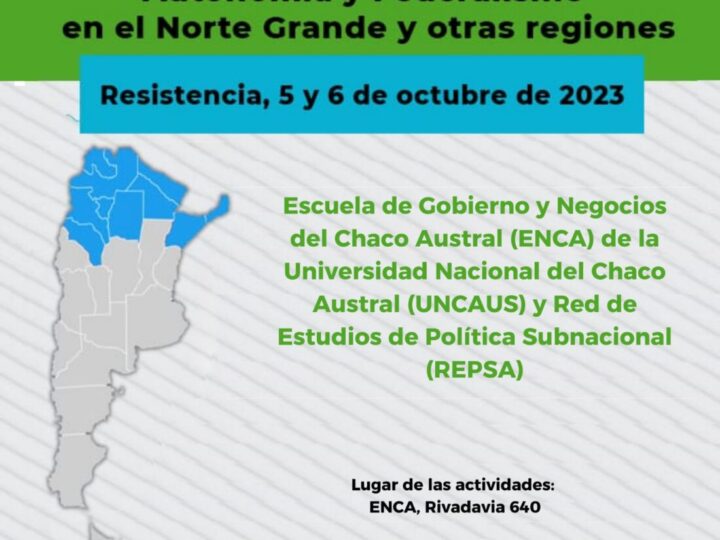 UNCAUS invita a las VII Jornadas de REPSA «Autonomía y Federalismo en el Norte Grande y otras Regiones»