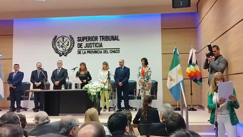 Néstor Varela juró como juez del Superior Tribunal de Justicia del Chaco